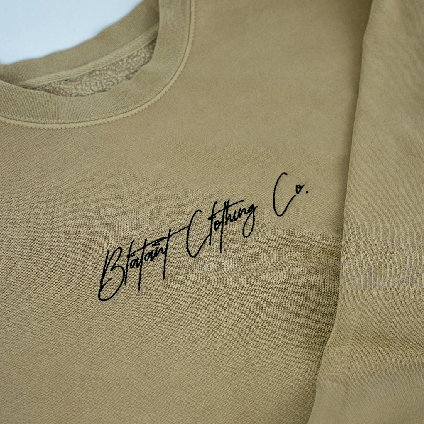 The Blatant Signature Embroidered Crew Neck