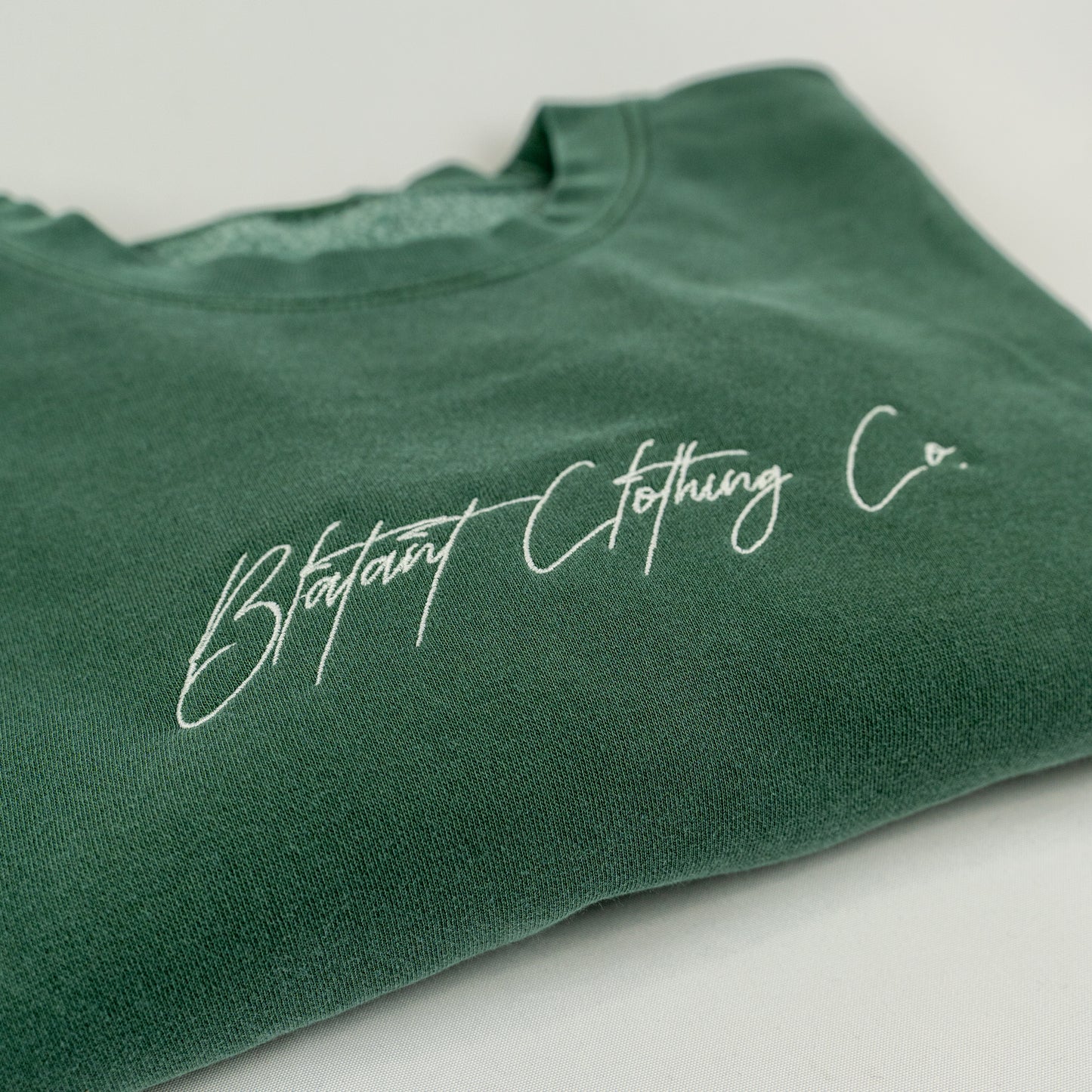 The Blatant Signature Embroidered Crew Neck