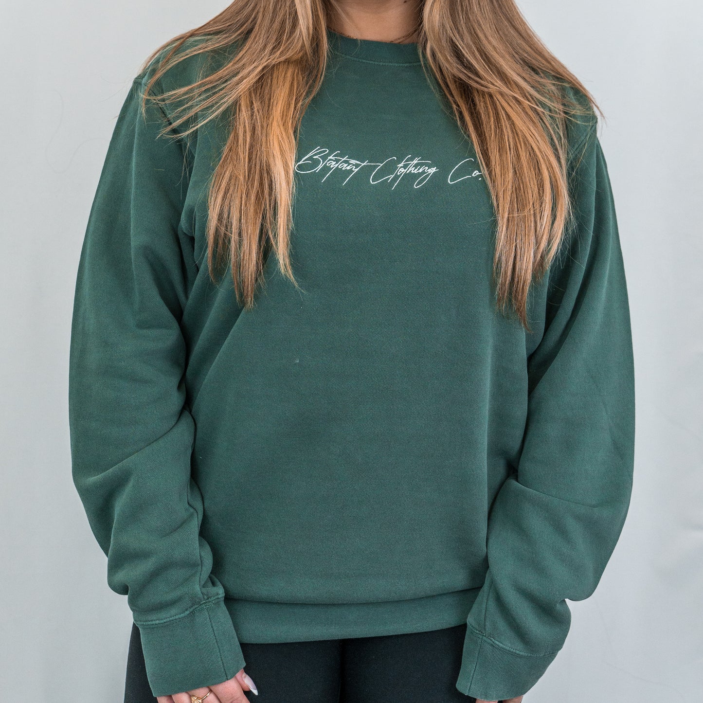 The Blatant Signature Embroidered Crew Neck
