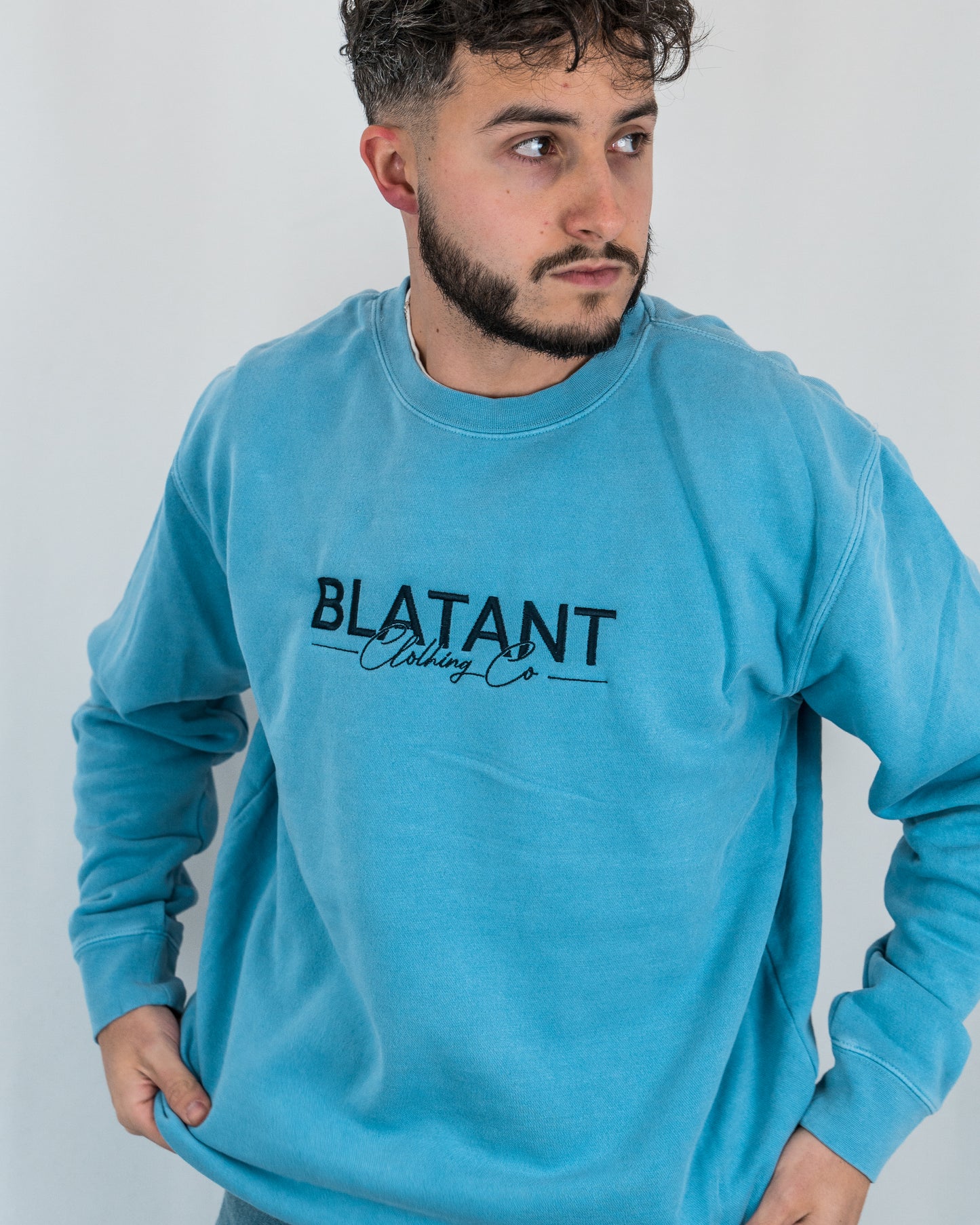 The Blatant Classic Embroidered Crew Neck