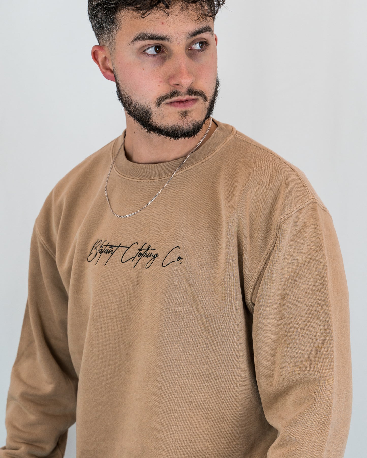 The Blatant Signature Embroidered Crew Neck